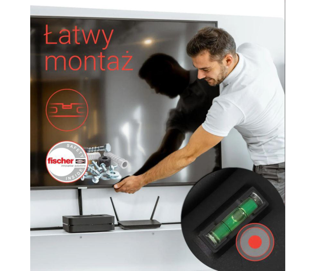 HAMA LCD/LED VESA 400X400 FULLMOTION ULTRA SLIM - 1466501 - zdjęcie 8